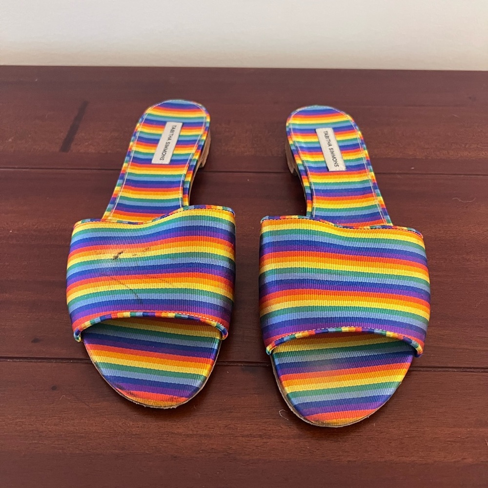 Tabitha Simmons Rainbow Sandals